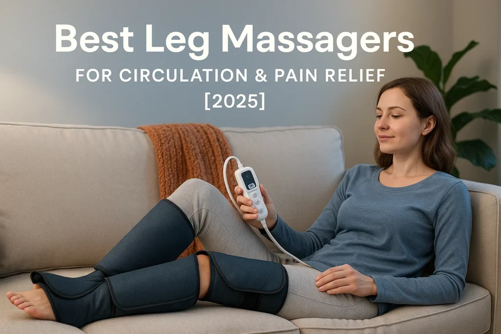 Leg massager for circulation and pain relief