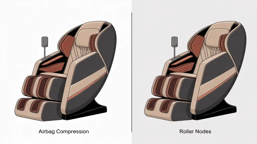 Full Body Air Compression vs. Rollers: What’s the Difference?