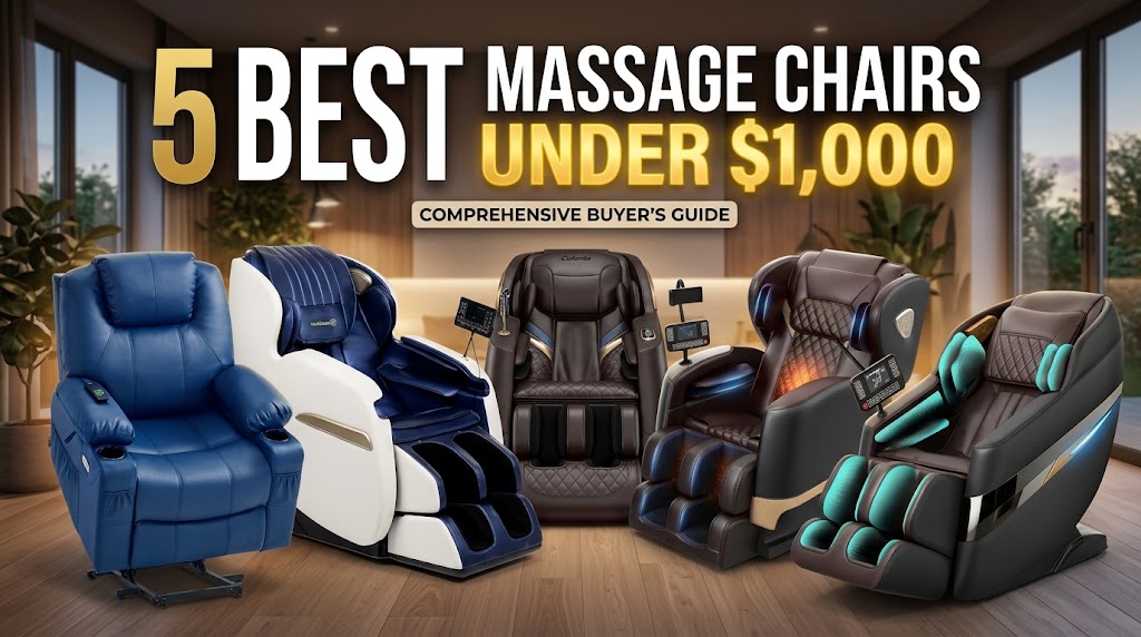 5 Best Massage Chairs Under $1,000